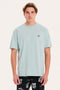 Emerson Ανδρικό Μονόχρωμο Κοντομάνικο T-Shirt Γαλάζιο